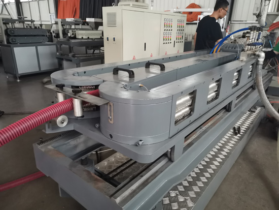 double wall corrugated pipe extrusion line